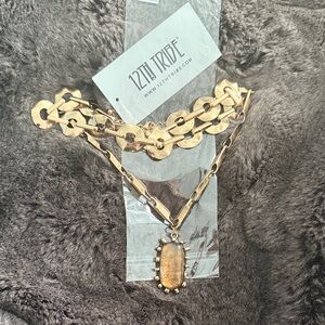 12th Tribe Chunky Gold Necklace